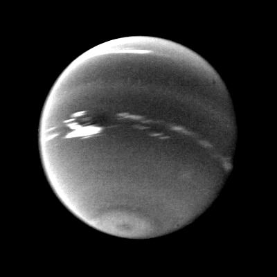 Neptune Clouds on the Dark Spot