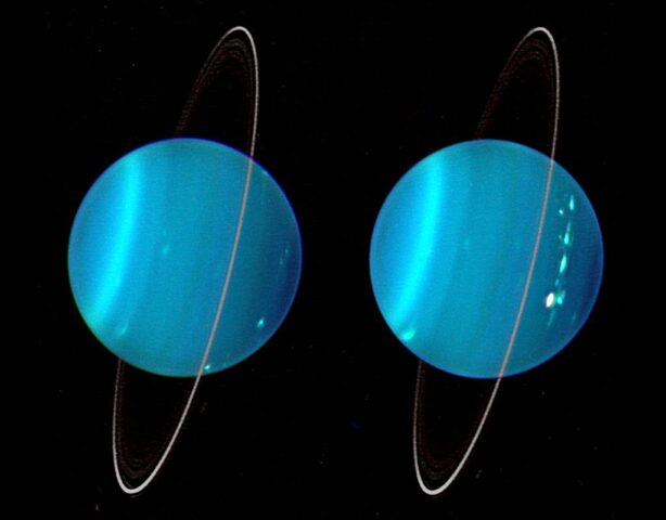 Keck Telescope views of Uranus