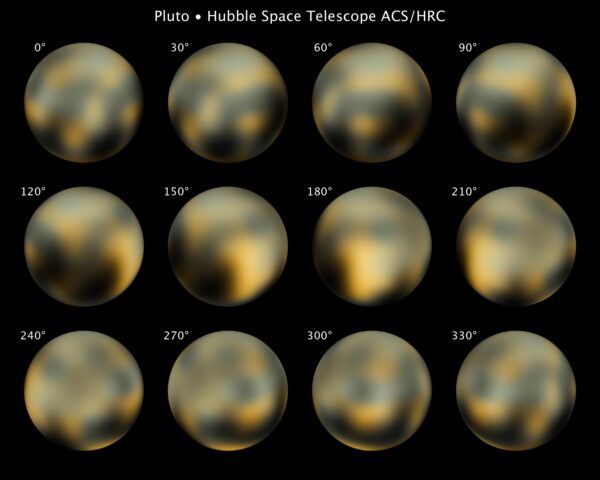 Hubble Maps of Pluto Show Surface Changes