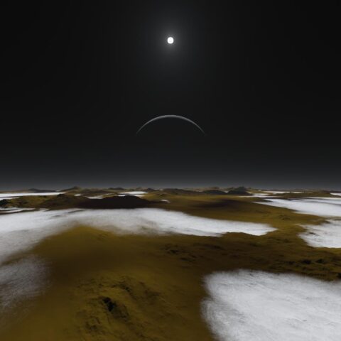 Pluto at High Noon (Artist's Concept)