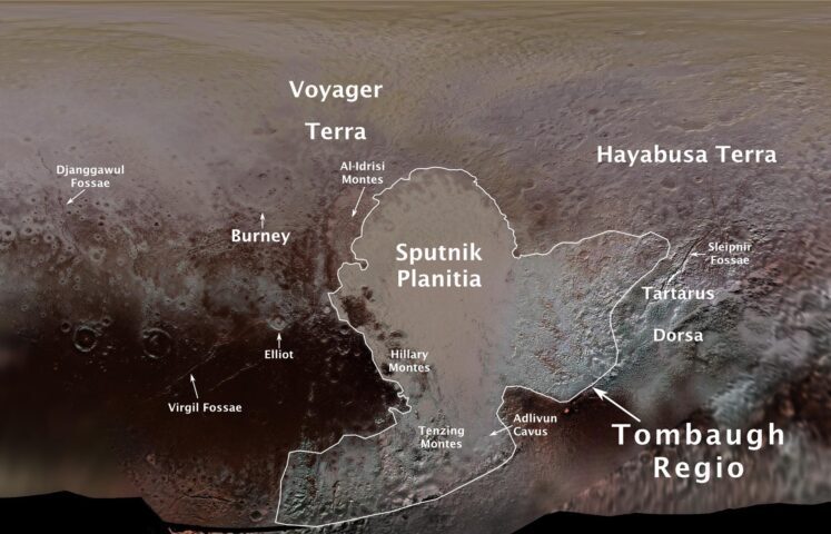 First Official Pluto Feature Names