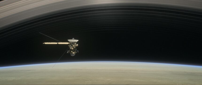 Grand Finale: Cassini in the Gap (Illustration)