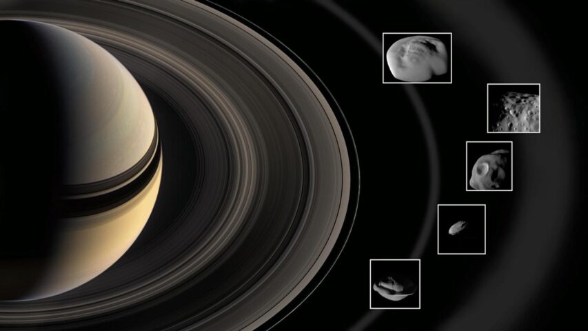 Cassini Moons Flybys