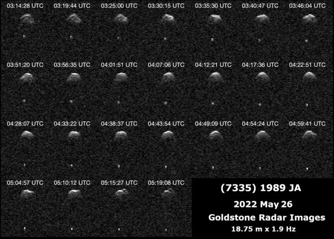 Radar Observations of Near-Earth Asteroid 7335 1989 JA