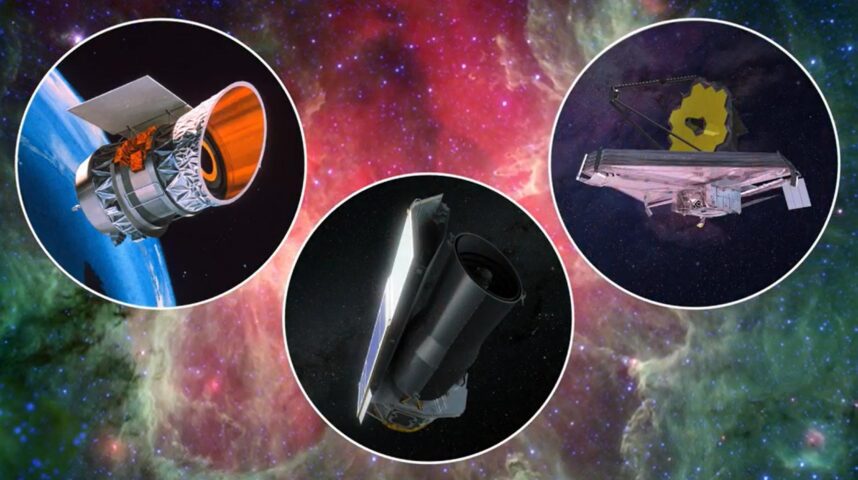 Three of NASA's Infrared Telescopes