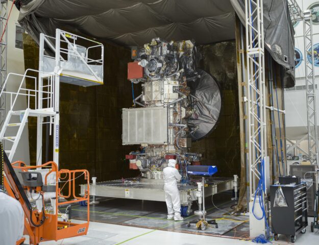 Europa Clipper With Instruments Aboard