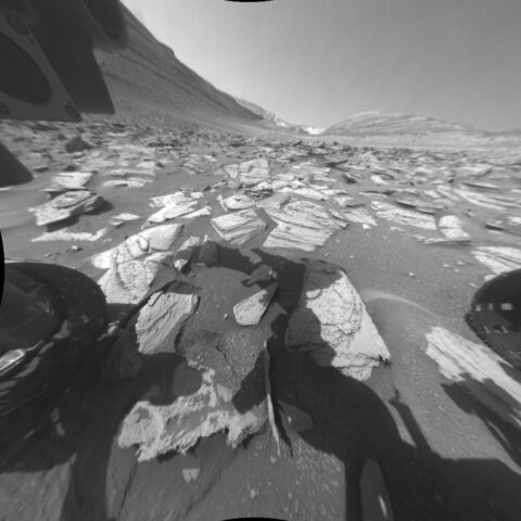 Curiosity's Hazcams Capture a Day on Mars