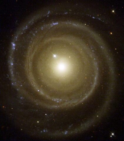 Backwards Spiral Galaxy