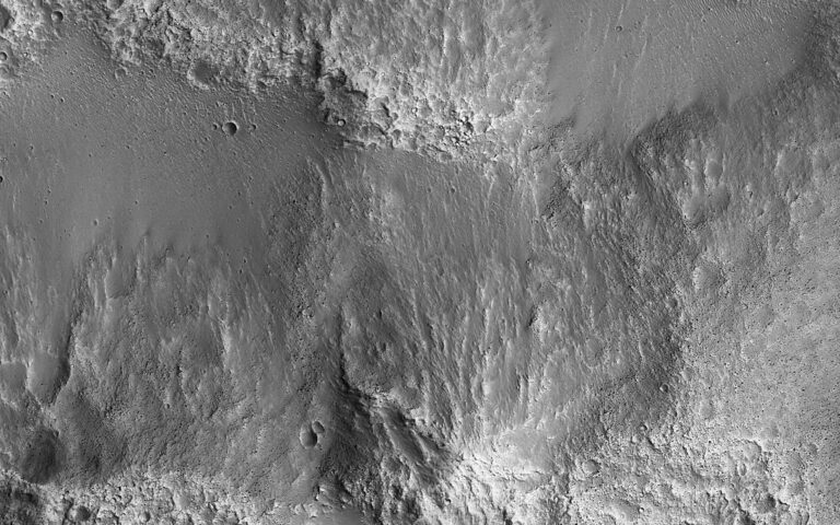 Sediment Ponds in Tithonium Chasma