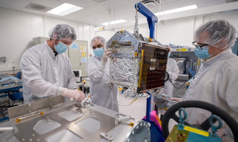 Farside Seismic Suite Prepared for Testing in JPL Clean Room