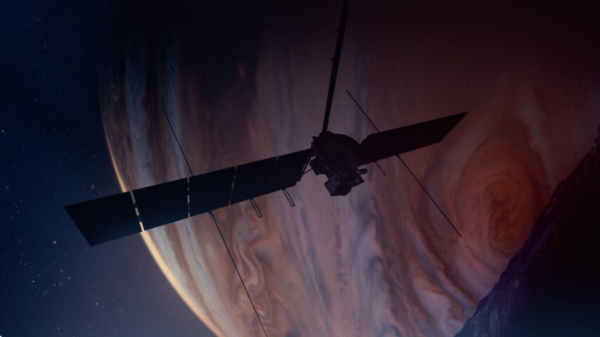 Europa Clipper in the Shadow of Jupiter (Artist's Concept)