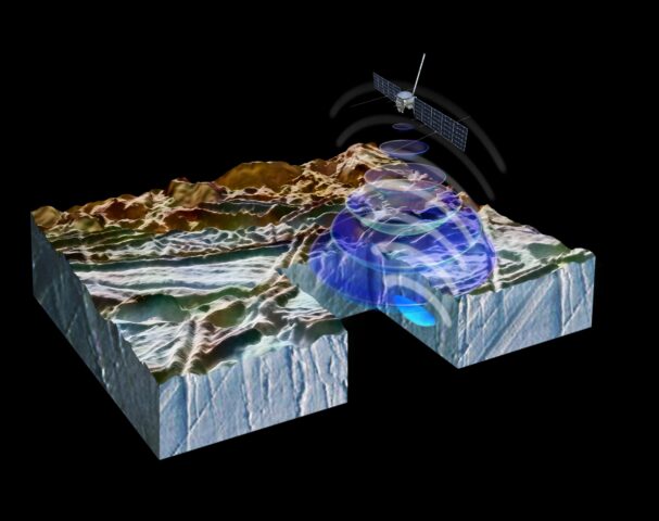 How REASON Will Penetrate Europa's Surface (Artist's Concept)