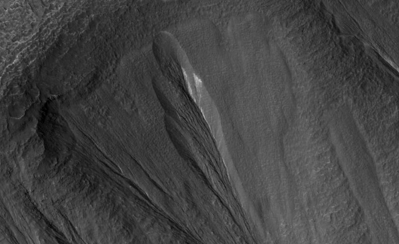 Dusty Water Ice in Mars' Dao Vallis