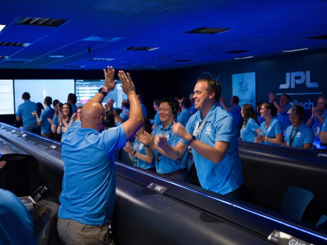 Europa Clipper Launch Team at JPL's Mission Control