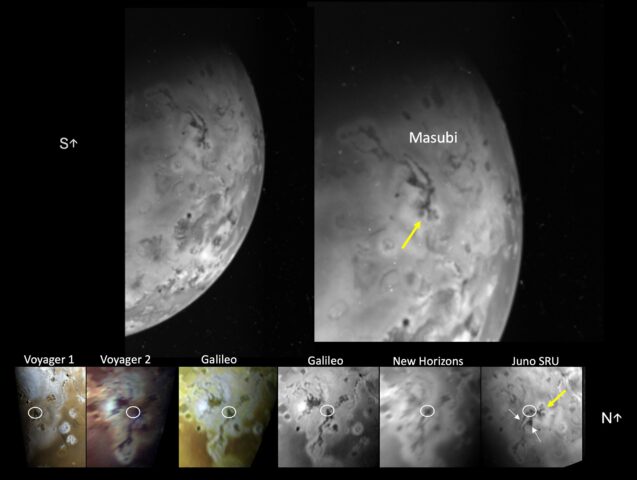 NASA's Juno Sees Changes at Masubi