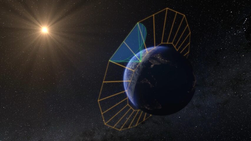 SPHEREx's Perspective From Orbit (Artist's Concept)