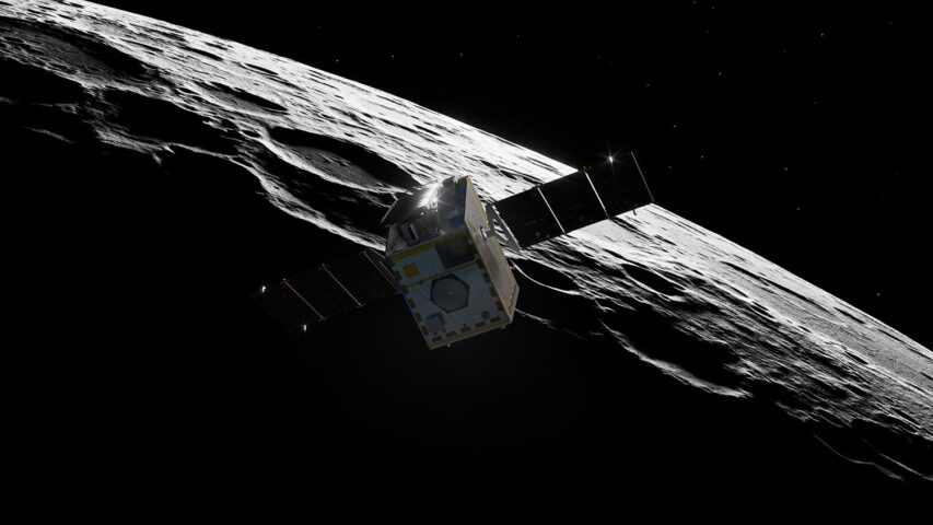 NASA's Lunar Trailblazer in Moon's Orbit (Artist's Concept)